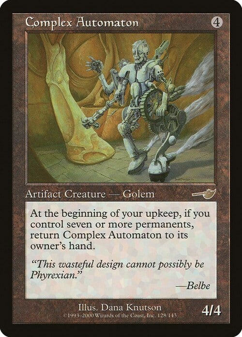 Complex Automaton Card Front