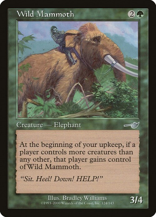 Wild Mammoth Card Front