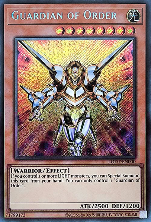 Guardian of Order Card Front