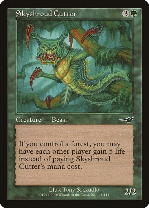 Skyshroud Cutter Card Front