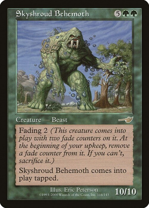 Behemoth di Cielsudario Card Front