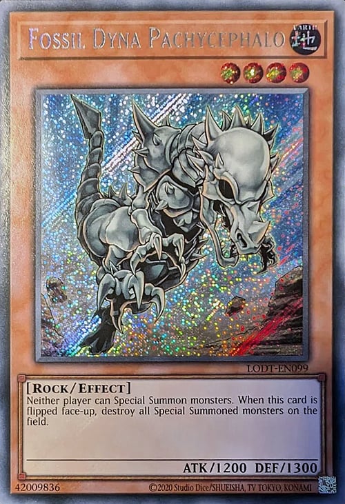 Pachicefalosauro Fossile Card Front