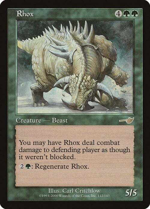 Rhox Card Front