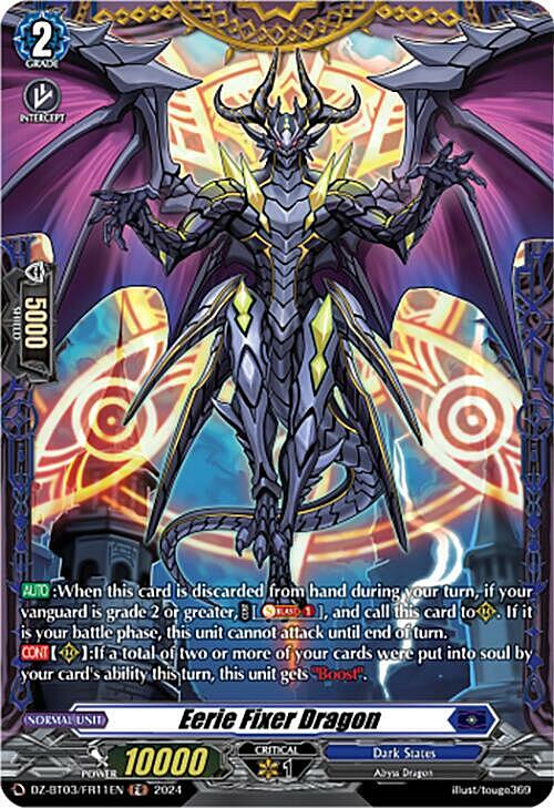 Eerie Fixer Dragon Card Front