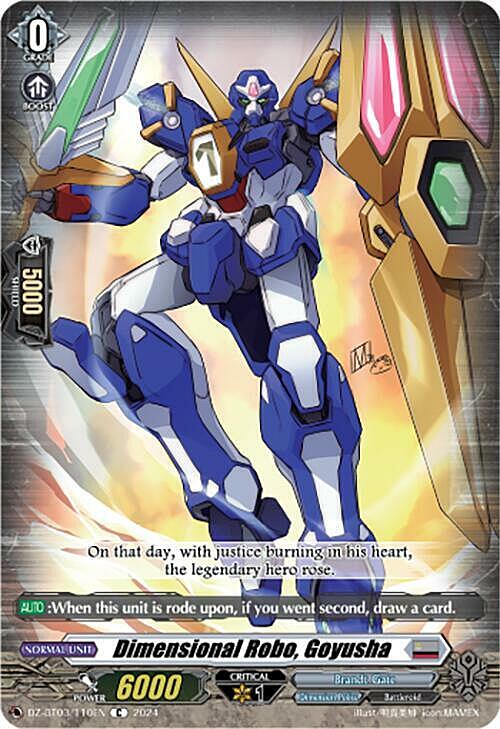 Dimensional Robo, Goyusha Card Front