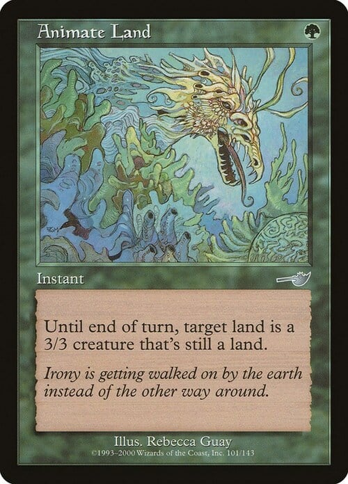Animate Land Card Front
