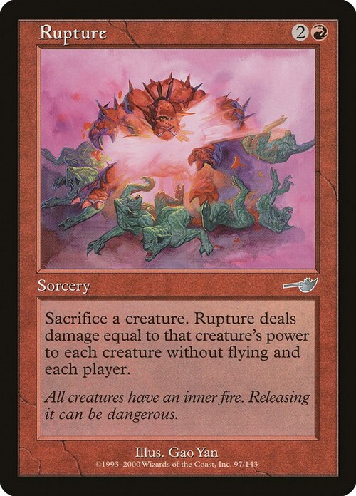 Rupture Card Front