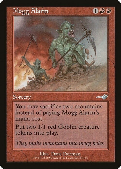 Allarme Mogg Card Front