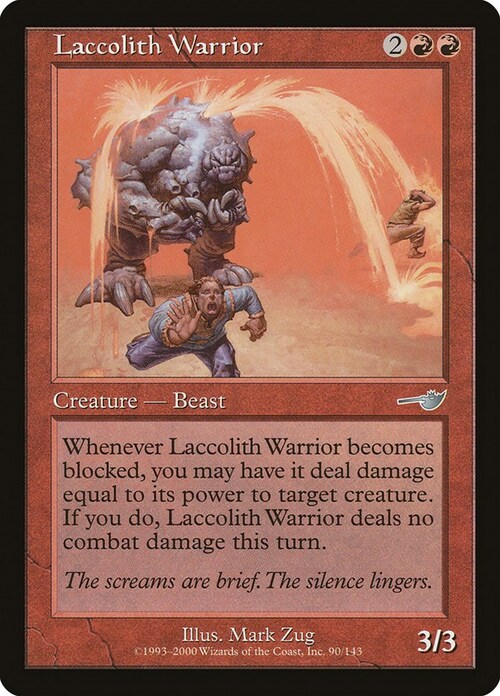 Laccolith Warrior Card Front