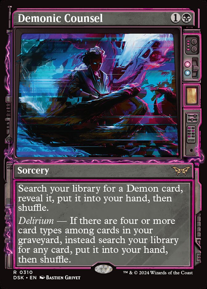 Demonic Counsel Duskmourn: House of Horror Collectors | Magic | CardTrader