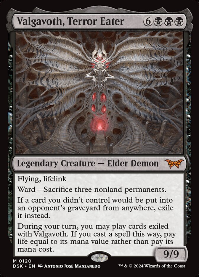Valgavoth, Terror Eater Duskmourn: House of Horror | Magic | CardTrader Valgavoth, Terror Eater Duskmourn: House of Horror | Magic | CardTrader