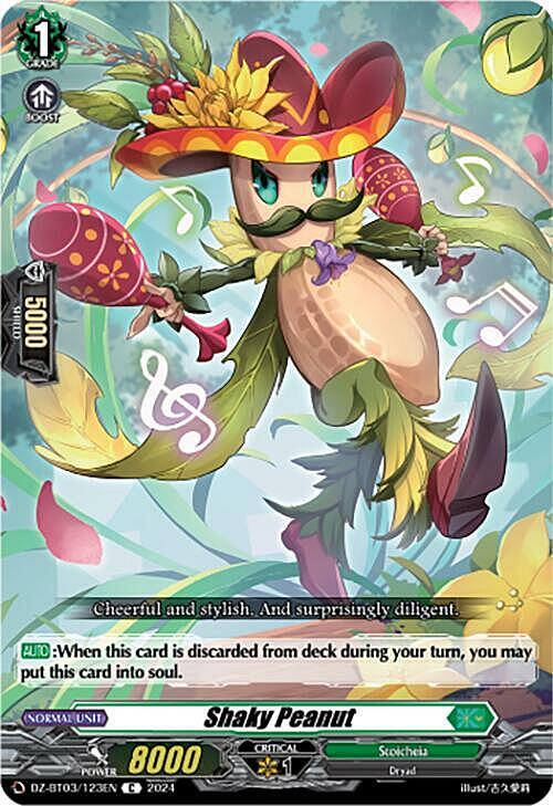 Shaky Peanut Card Front