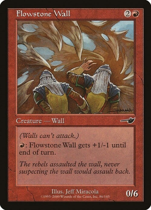 Flowstone Wall Card Front