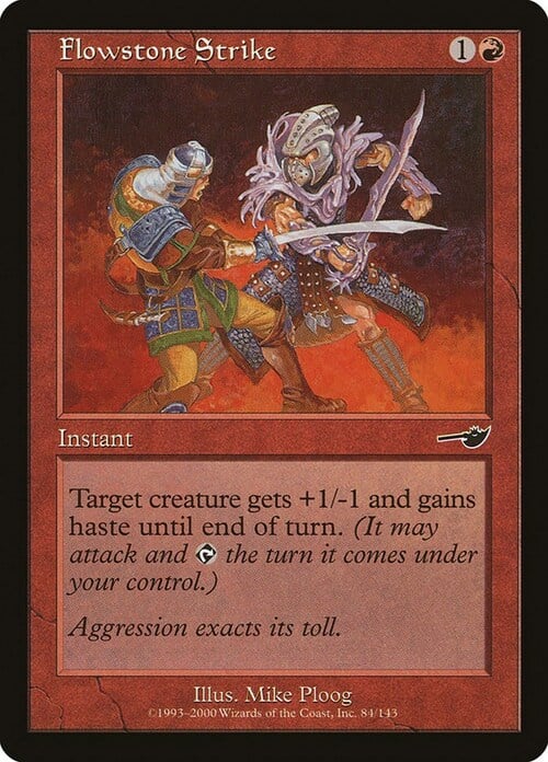 Flowstone Strike Card Front