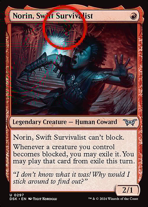 Norin, Swift Survivalist Card Front