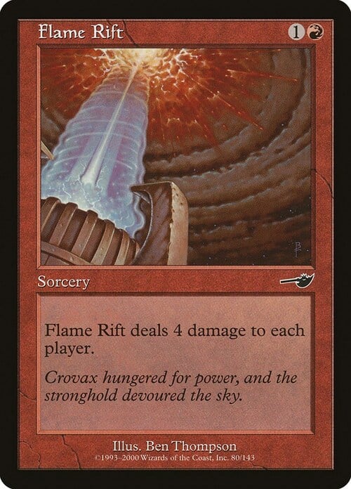 Flame Rift Card Front