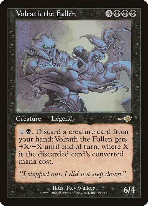 Volrath the Fallen Card Front