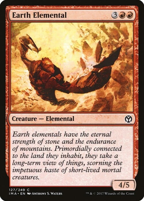 Earth Elemental Card Front