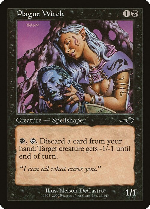Plague Witch Card Front