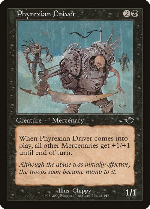 Phyrexian Driver Card Front