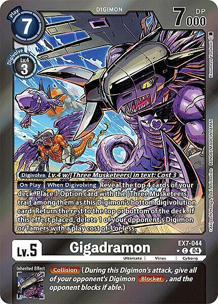 Gigadramon Card Front