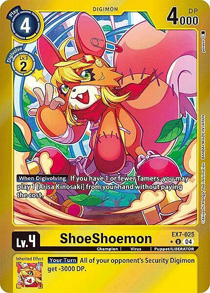 ShoeShoemon Card Front