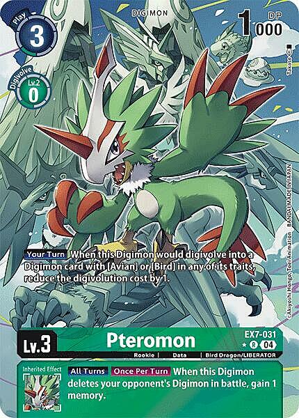 Pteromon Card Front