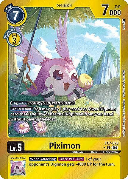 Piximon Card Front