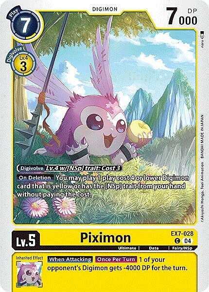 Piximon Card Front