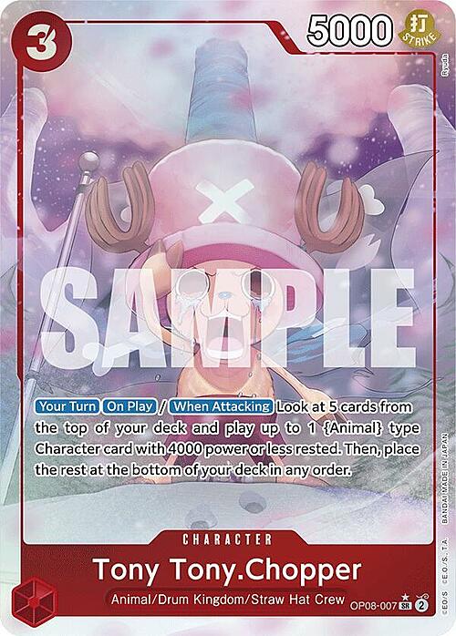 Tony Tony.Chopper Card Front