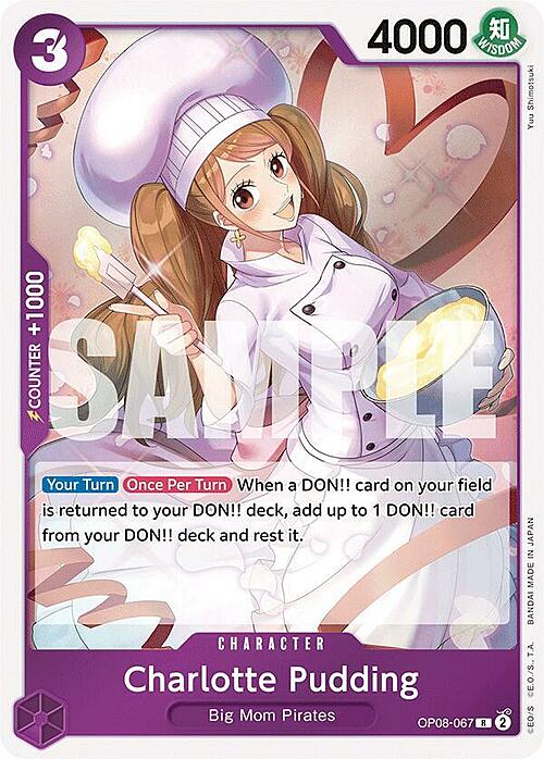 Charlotte Pudding Card Front