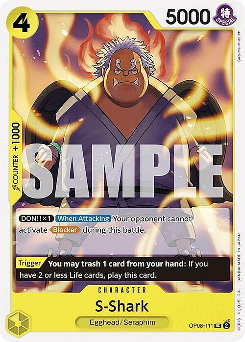 S-Shark Card Front