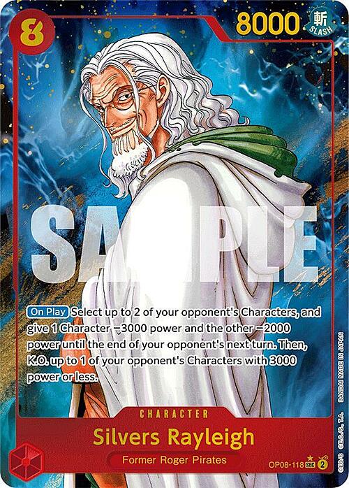 Silvers Rayleigh Card Front
