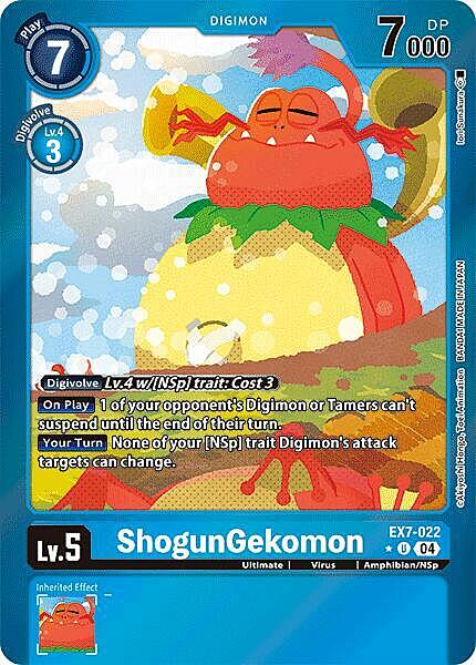 ShogunGekomon Card Front
