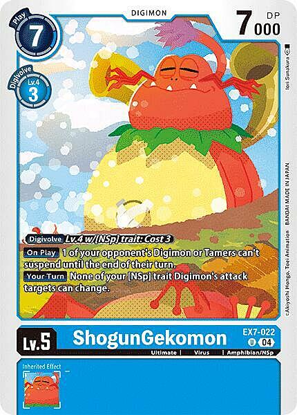 ShogunGekomon Card Front