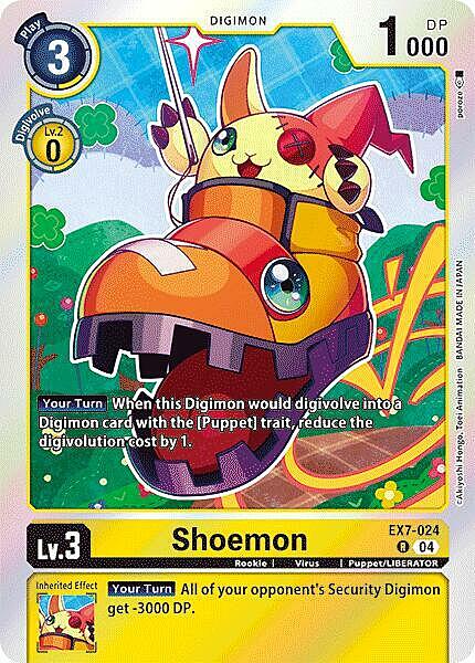 Shoemon Card Front