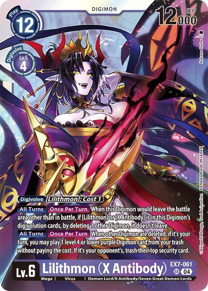 Lilithmon (X Antibody) EX-7: Digimon Liberator | Digimon | CardTrader