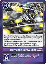 Hurricane Screw Shot · Foil EX7-071f
