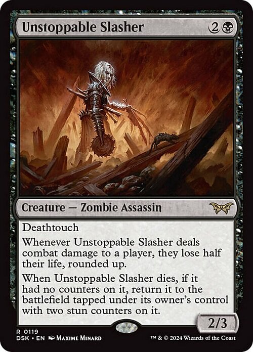 Unstoppable Slasher Card Front