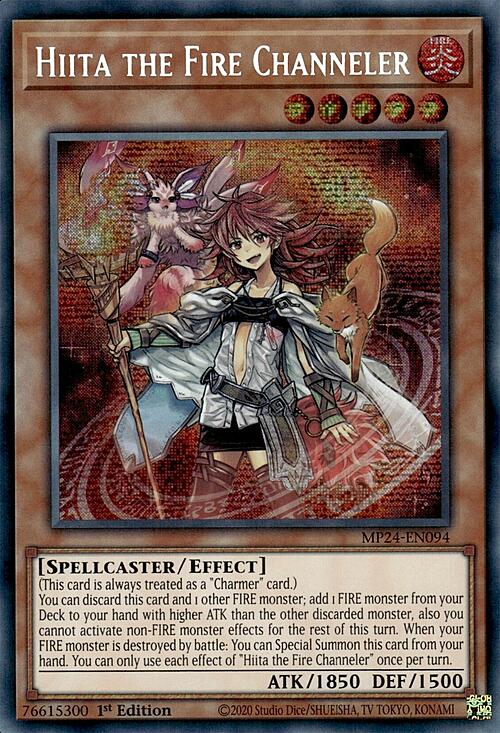 Hiita the Fire Channeler Card Front