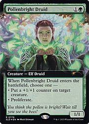 Pollenbright Druid · Extended Art 0776