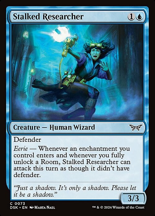 Stalked Researcher Card Front