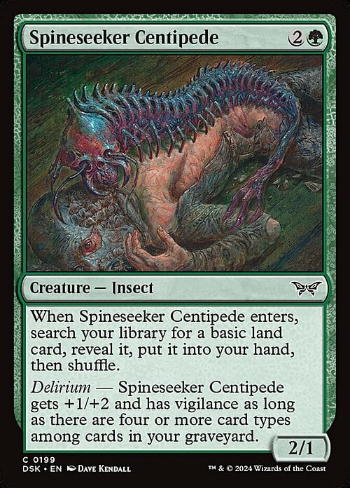 Spineseeker Centipede Card Front