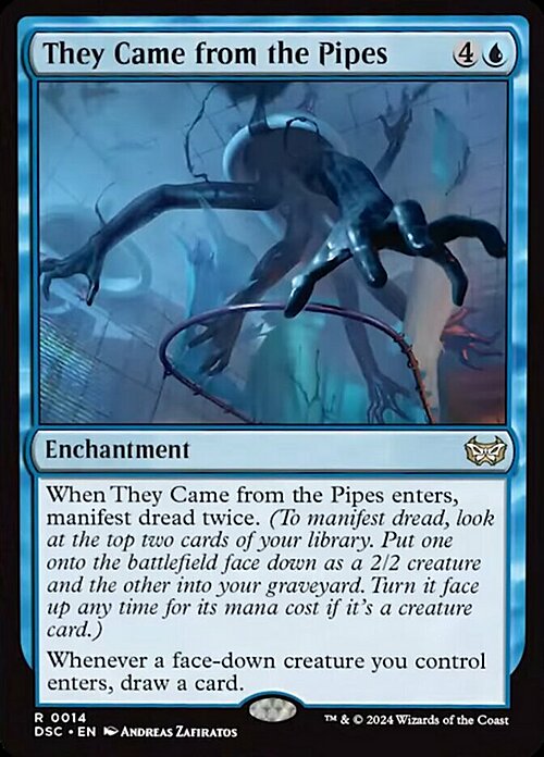 They Came from the Pipes Card Front