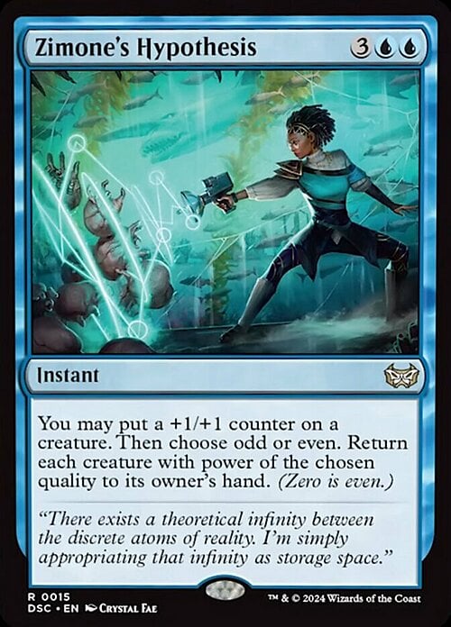 Zimone's Hypothesis Card Front