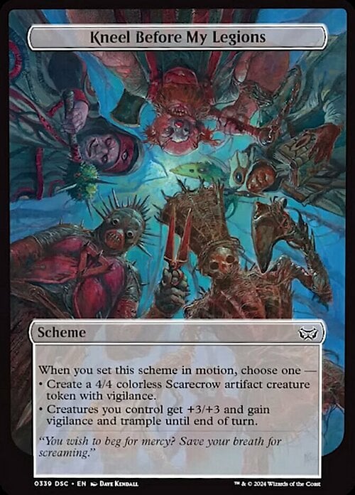 Kneel Before My Legions Card Front