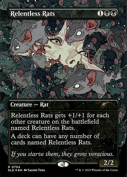 Relentless Rats Card Front