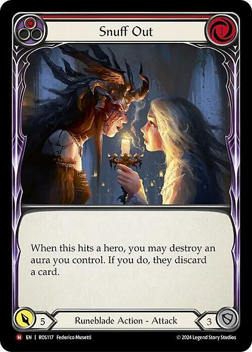 Snuff Out Card Front