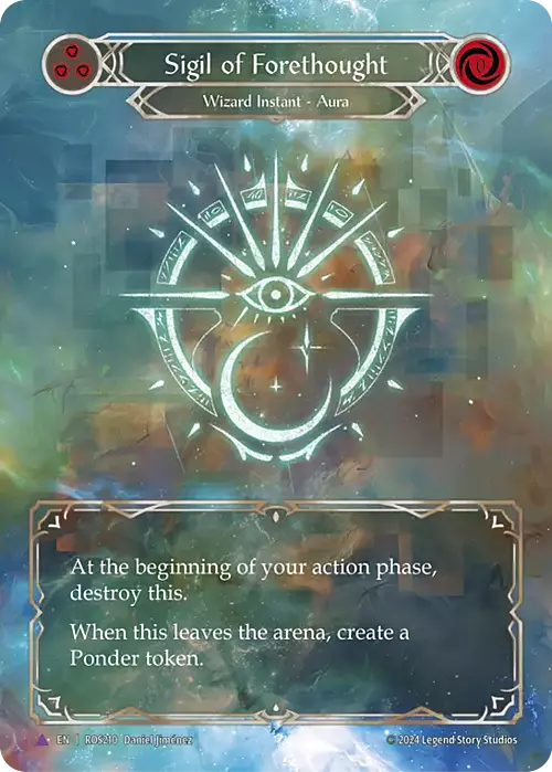 Sigil of Forethought Card Front