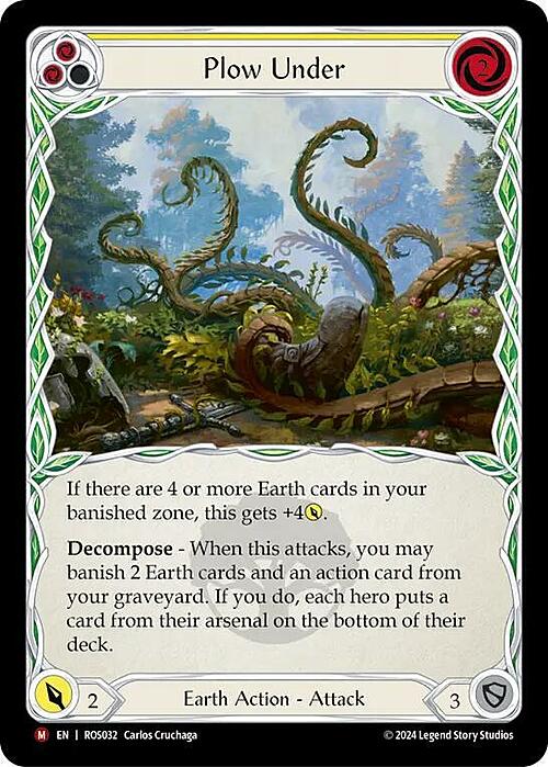 Plow Under Card Front